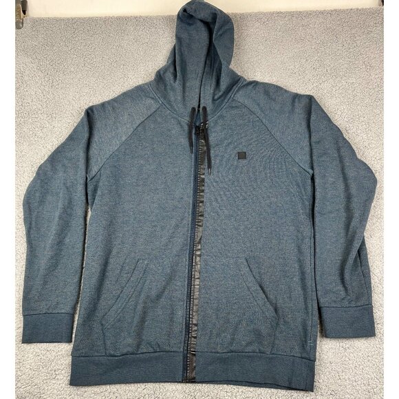 TAVIK MODERN BEACH CULTURE FULL ZIP HOODIE SWEATSHIRT JACKET Mens Large - Picture 1 of 14